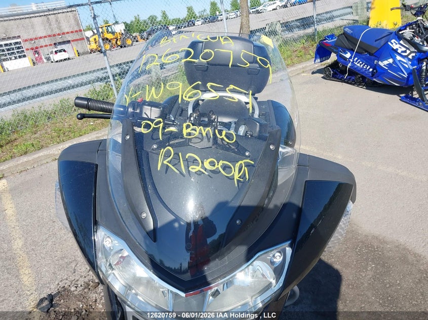 2009 BMW R1200 Rt VIN: WB10368019ZW96551 Lot: 12620759X