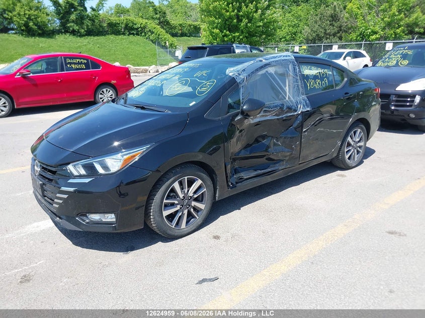 2024 Nissan Versa, Left Side, IAAI, VIN 3N1CN8EV6RL848209 — photo 2
