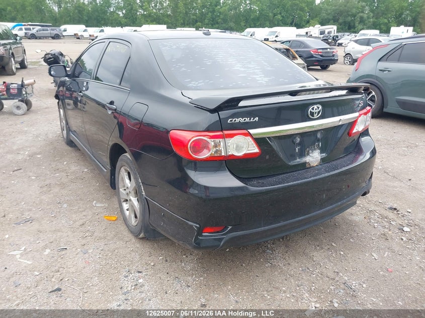 Vin: 2t1bu4ee9bc748666, lot: 3024669, toyota corolla s 20113