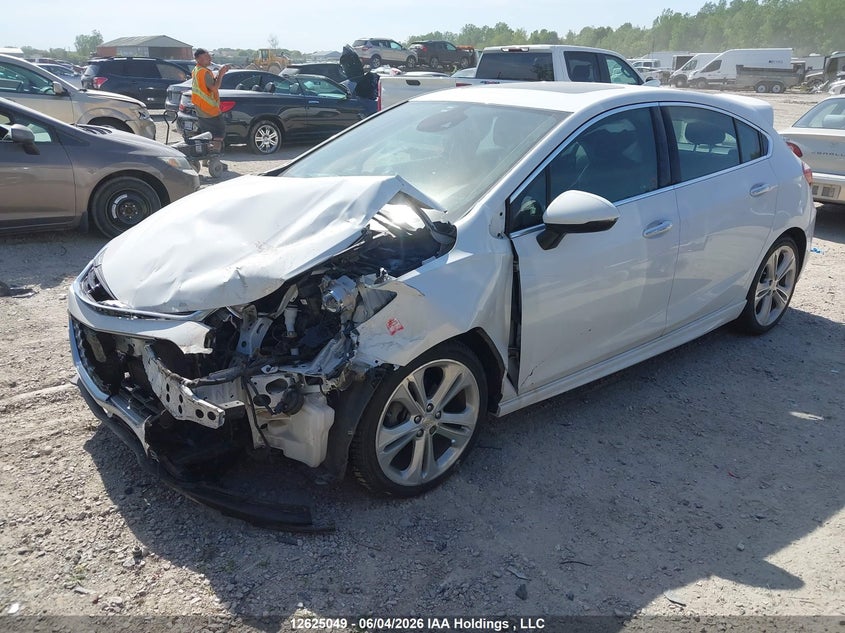 2017 Chevrolet Cruze, Front, IAAI, VIN 3G1BF6SM3HS590587 — photo 2