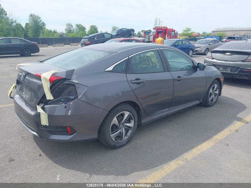 Vin: 2hgfc2e50kh027345, lot: 3024847, honda civic lx 20194