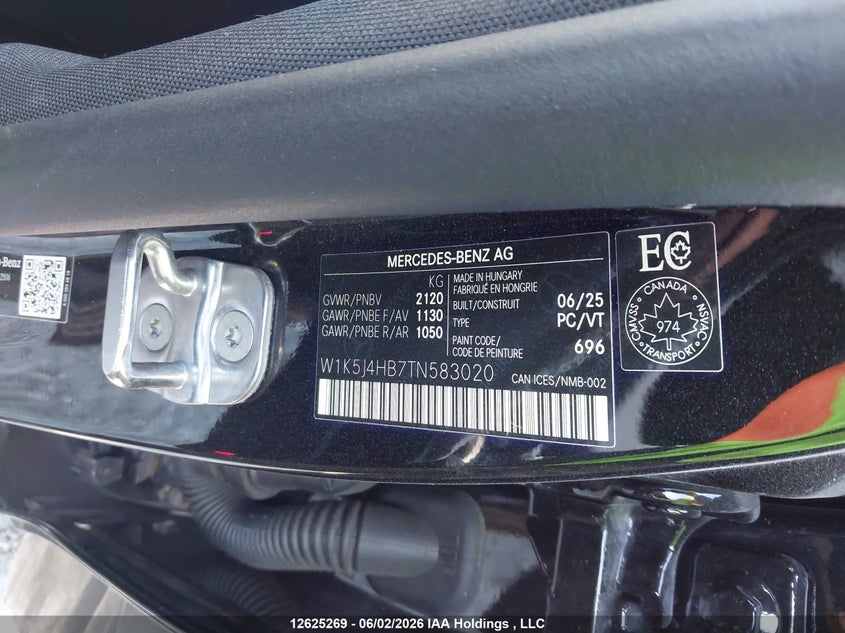 2026 MERCEDES-BENZ CLA-KLASSE SEDAN 2.0L I-4 DI, DOHC, VVT, TURBO, 221HP
