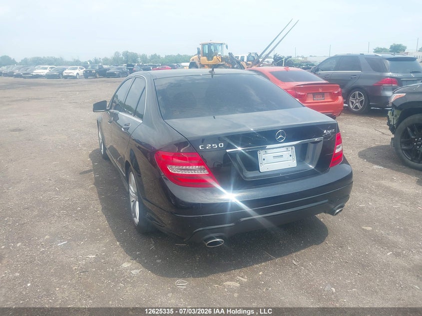 Vin: wddgf8fb7ca738273, lot: 3025033, mercedes-benz c 250 4matic 20123