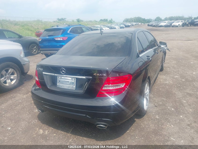 Vin: wddgf8fb7ca738273, lot: 3025033, mercedes-benz c 250 4matic 20124