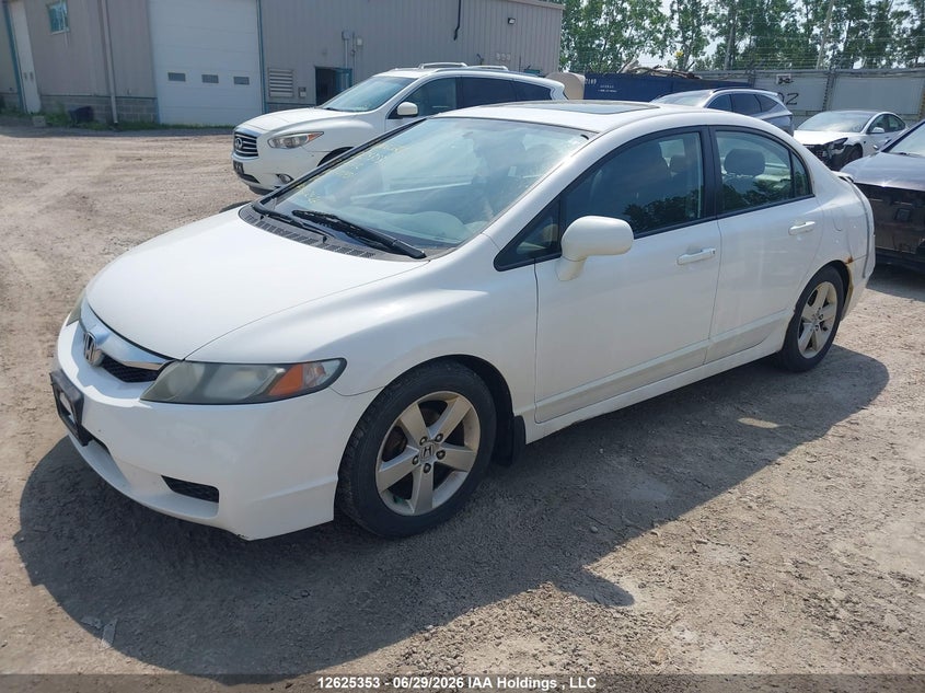 2011 Honda Civic, Rear, IAAI, VIN 2HGFA1F65BH012931 — photo 2