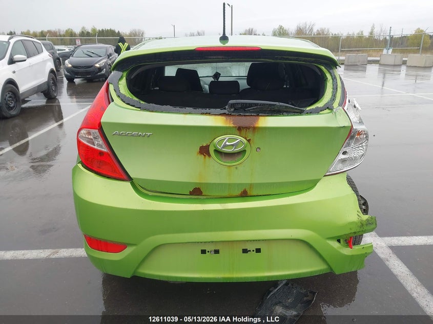 2013 Hyundai Accent Gl VIN: KMHCT5AEXDU125318 Lot: 12611039X