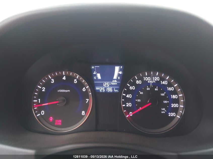 2013 Hyundai Accent Gl VIN: KMHCT5AEXDU125318 Lot: 12611039X