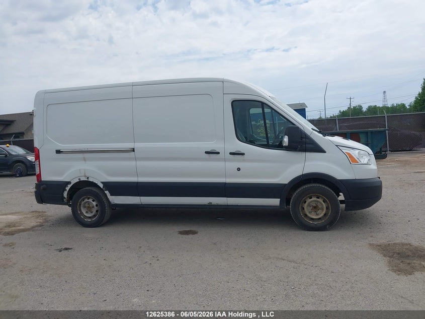 2019 Ford Transit 3.7 T-150 white Lot 111012625386 Vin 1FTYE2CM1KKA22160