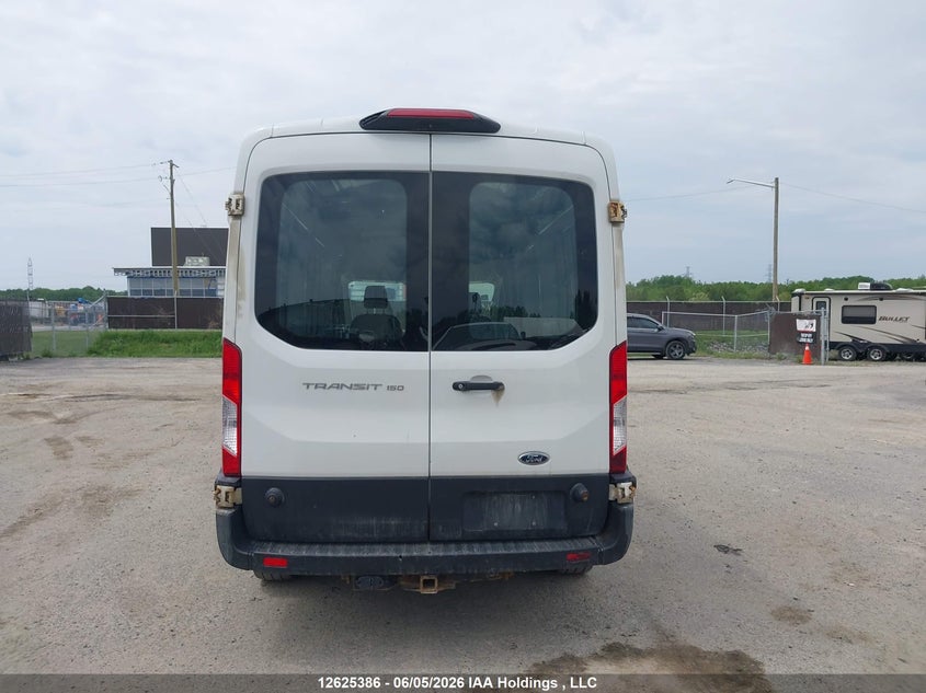 2019 Ford Transit 3.7 T-150 white Lot 111012625386 Vin 1FTYE2CM1KKA22160