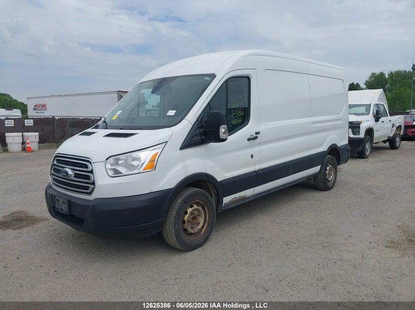 2019 Ford Transit 3.7 T-150 white Lot 111012625386 Vin 1FTYE2CM1KKA22160