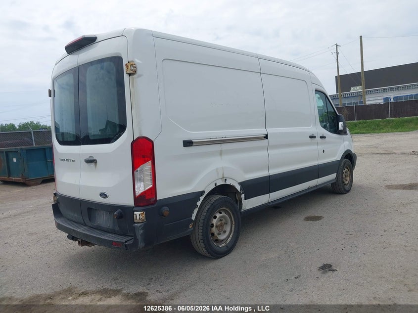 2019 Ford Transit 3.7 T-150 white Lot 111012625386 Vin 1FTYE2CM1KKA22160