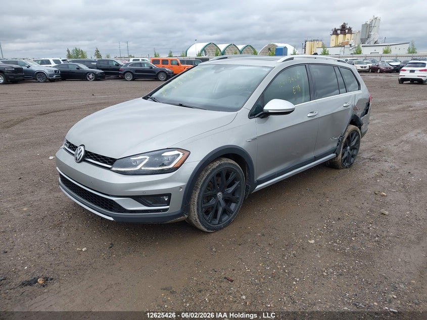 2018 Volkswagen Golf Alltrack S/Se, Left Rear, IAAI, VIN 3VWM17AU8JM765459 — photo 2