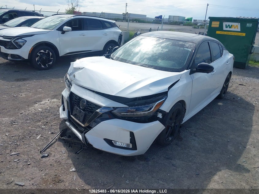 Vin: 3n1ab8dv9py279499, lot: 3025226, nissan sentra sr/sr midnight edition 20232