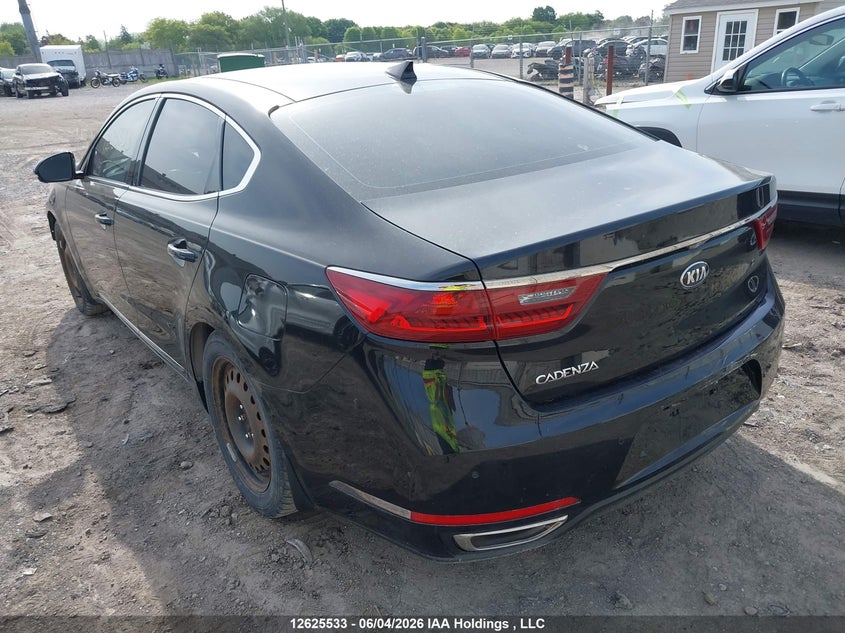 Vin: knalc4j11j5128283, lot: 3025276, kia cadenza luxury/limited/technology 20183