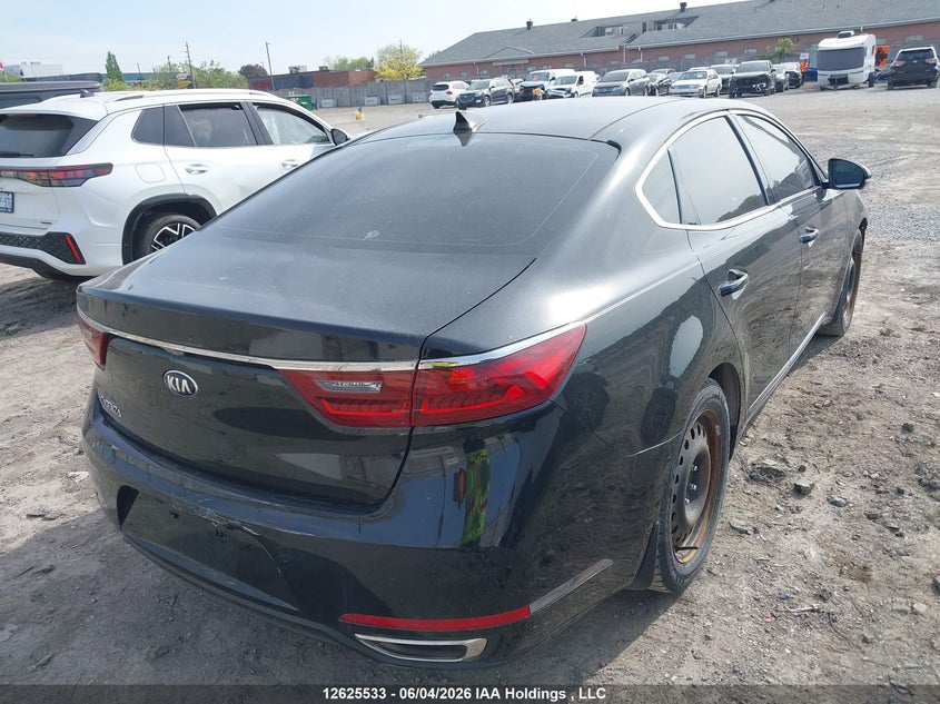 Vin: knalc4j11j5128283, lot: 3025276, kia cadenza luxury/limited/technology 20184