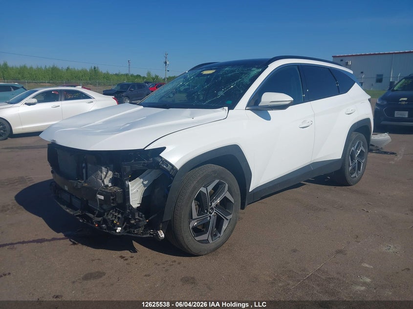 2023 Hyundai Tucson Luxury Hybrid Awd, Front, IAAI, VIN KM8JCCA18PU113830 — photo 2