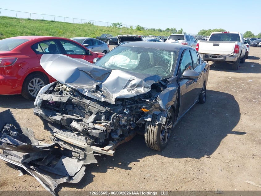 2020 Nissan Sentra Sv, Front, IAAI, VIN 3N1AB8CV0LY204248 — photo 2