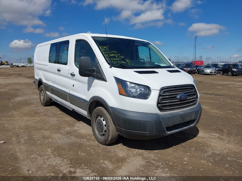 2018 Ford Transit 3.7 T-250 White Lot 111012625750 Vin 1FTYR2ZM2JKA36921