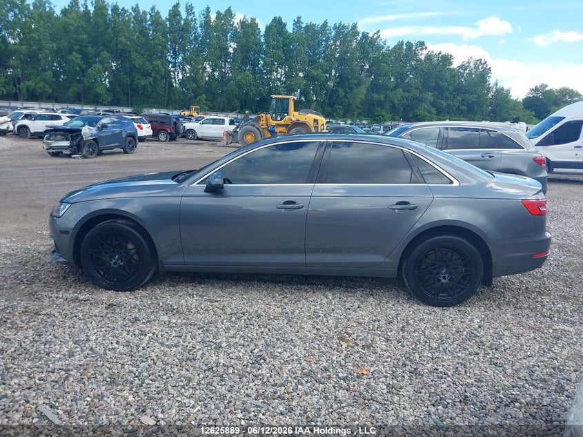 2017 AUDI A4 SEDAN 2.0L I-4 DI, DOHC, VVT, TURBO, 252HP
