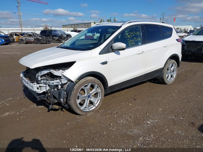 Vin: 1fmcu9j90hud96935, lot: 3025662, ford escape titanium 20172
