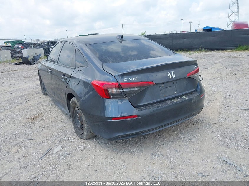 Vin: 2hgfe2f53ph100126, lot: 3025693, honda civic 20233