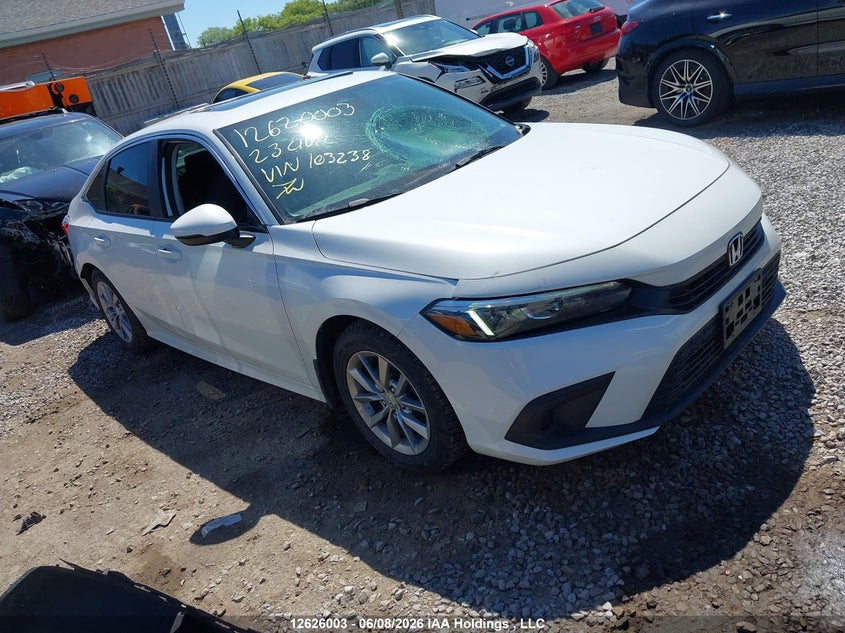 Vin: 2hgfe2f39ph103238, lot: 3025768, honda civic ex 4dr 2023 img_1