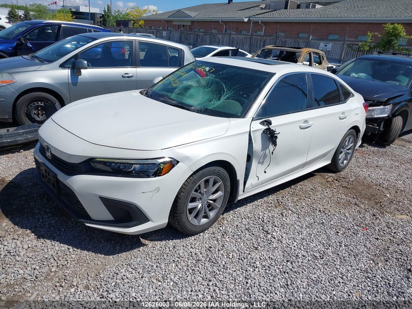 Vin: 2hgfe2f39ph103238, lot: 3025768, honda civic ex 4dr 20232