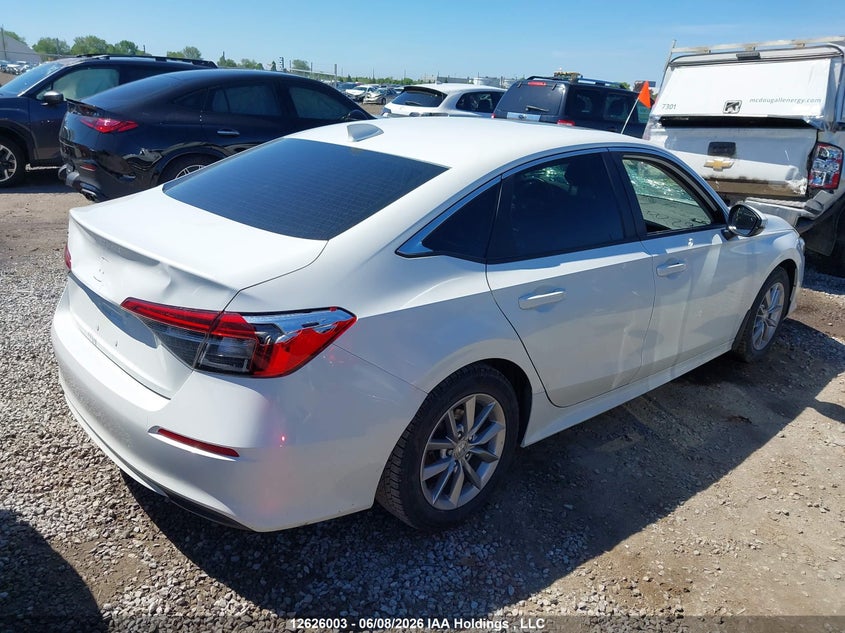 Vin: 2hgfe2f39ph103238, lot: 3025768, honda civic ex 4dr 20234