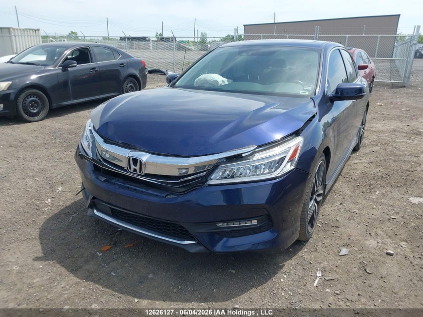 2016 Honda Accord, Удар спереду, IAAI, VIN 1HGCR2F09GA803336 — фото 2