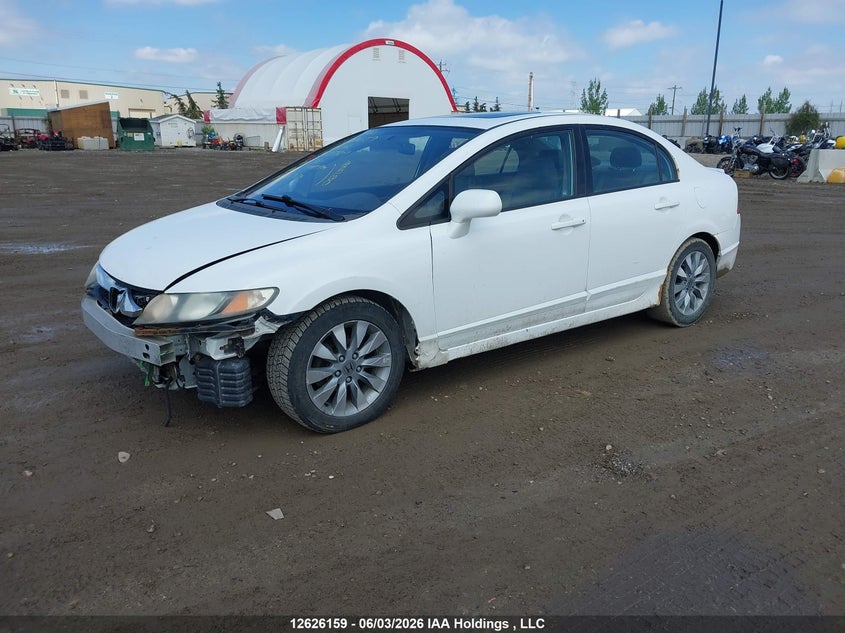 Vin: 2hgfa1e09ah005489, lot: 3025925, honda civic exl 20102