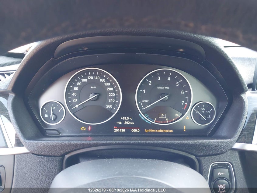 2017 BMW 3ER SEDAN 2.0L I4 FI DOHC 16V NF4