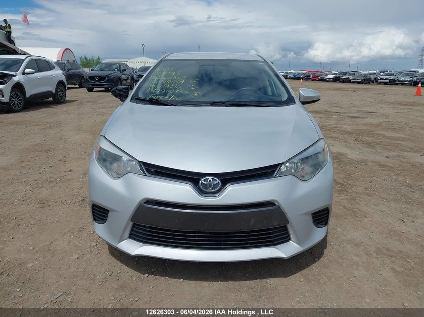 2016 TOYOTA COROLLA SEDAN 1.8L I-4 DOHC, VVT, 132HP