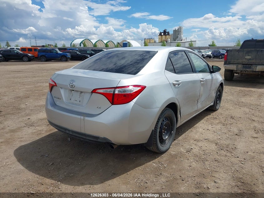 2016 TOYOTA COROLLA SEDAN 1.8L I-4 DOHC, VVT, 132HP