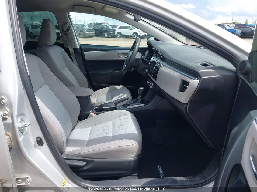 2016 TOYOTA COROLLA SEDAN 1.8L I-4 DOHC, VVT, 132HP