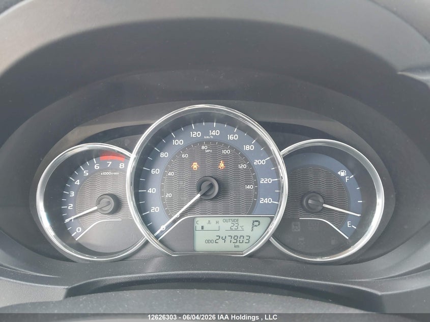 2016 TOYOTA COROLLA SEDAN 1.8L I-4 DOHC, VVT, 132HP