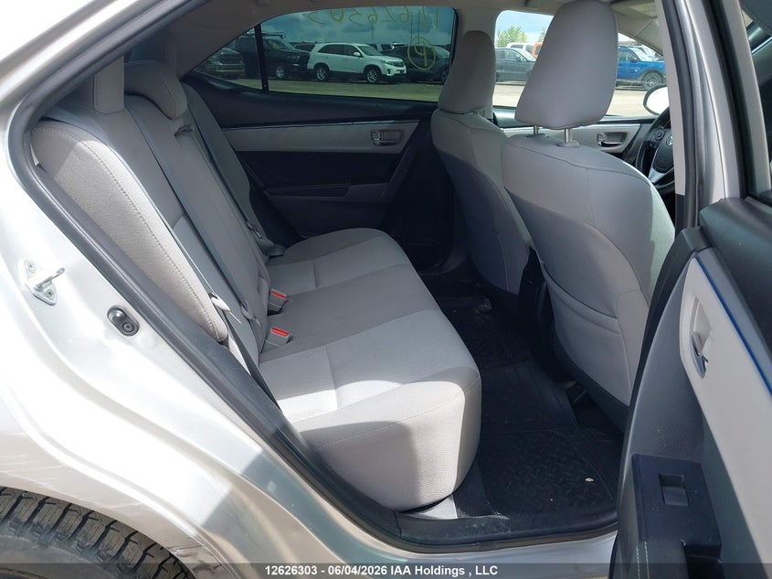 2016 TOYOTA COROLLA SEDAN 1.8L I-4 DOHC, VVT, 132HP