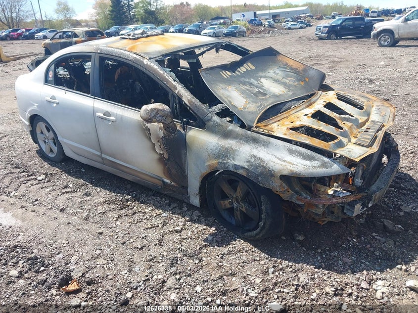 2007 Honda Civic Lx, Пожар (мотор), IAAI, VIN 2HGFA16527H019172