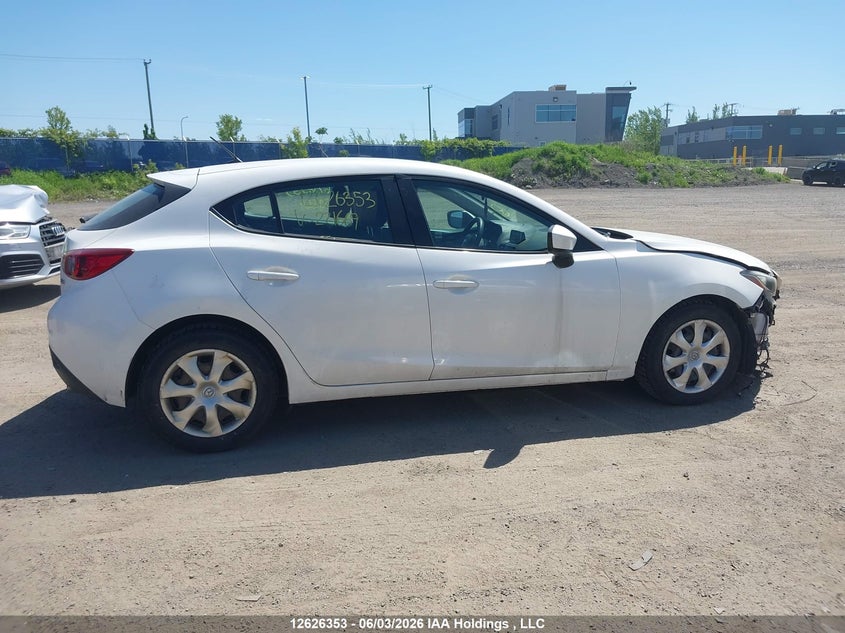 2015 MAZDA 3 HATCHBACK 2.0L I-4 DI, DOHC, VVT, 155HP