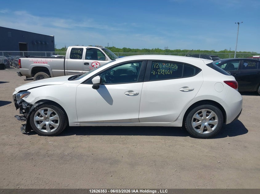 2015 MAZDA 3 HATCHBACK 2.0L I-4 DI, DOHC, VVT, 155HP