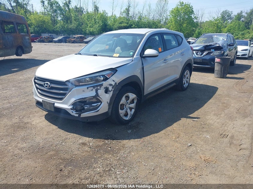 2016 Hyundai Tucson, Удар спереду, IAAI, VIN KM8J23A40GU042748 — фото 2