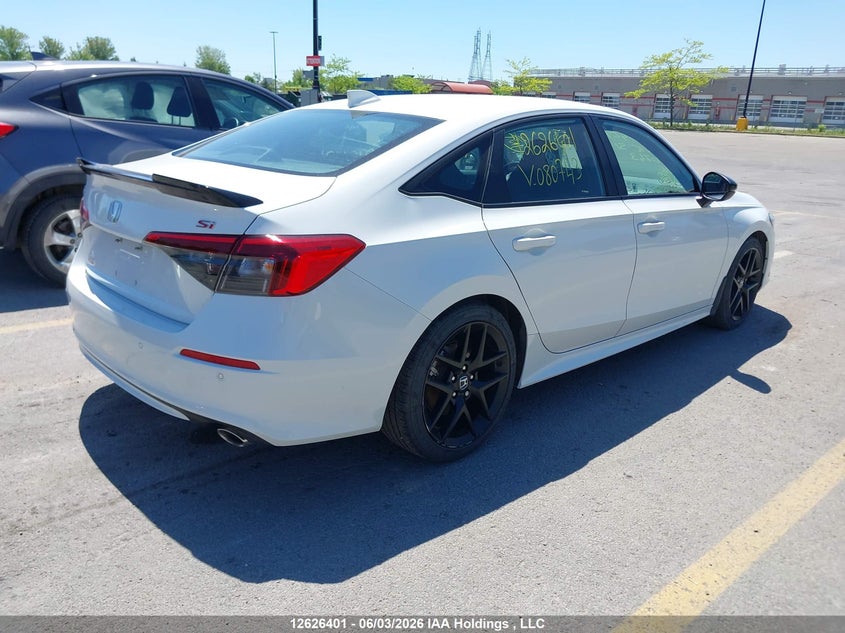 Vin: 2hgfe1e54rh080743, lot: 3026172, honda civic si si 20244