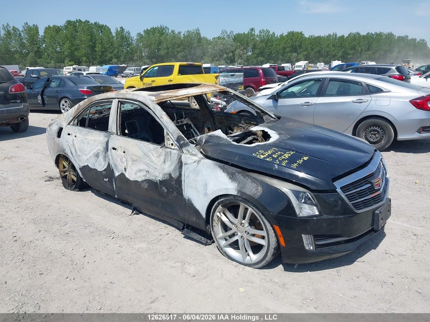 2015 Cadillac Ats Turbo Performance, Пожар (мотор), IAAI, VIN 1G6AC5SXXF0142838