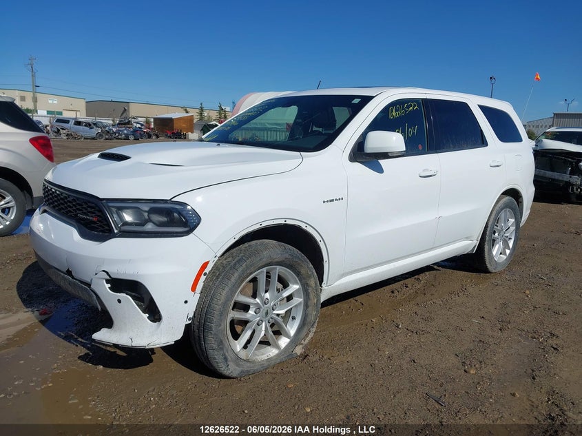 Vin: 1c4sdjct2mc609636, lot: 3026297, dodge durango r/t 20212