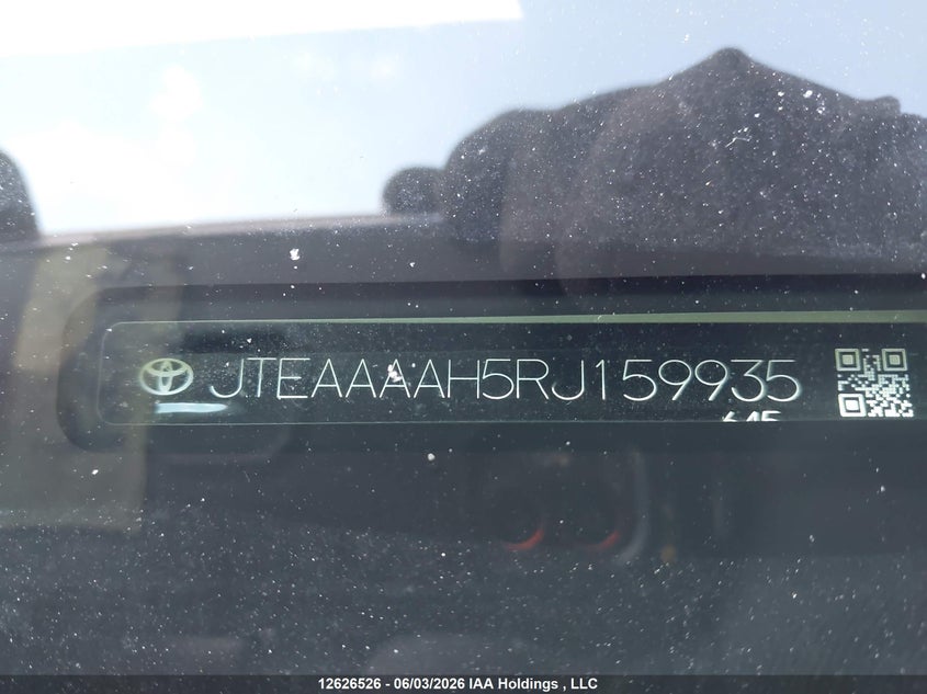 2024 Toyota Venza Le/Xle/Limited/Night Shade VIN: JTEAAAAH5RJ159935 Lot: 12626526