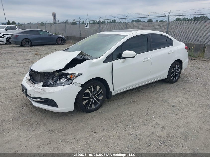 Vin: 2hgfb2f59eh040083, lot: 3026313, honda civic ex 20142