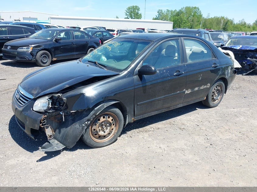 2007 Kia Spectra, Front, IAAI, VIN KNAFE121275380427 — photo 2