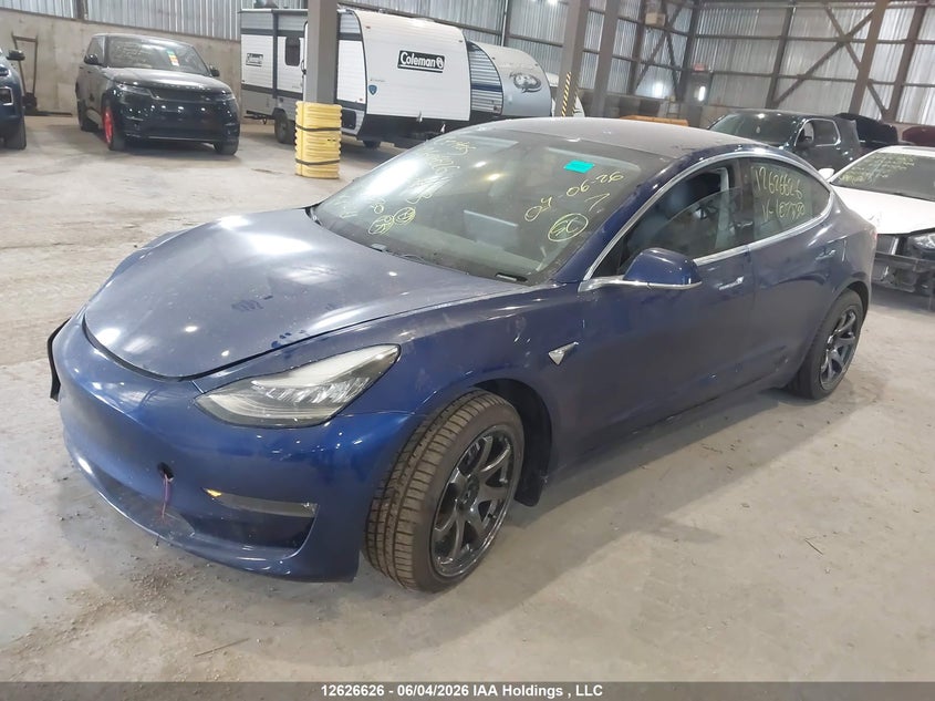 2018 Tesla Model 3, Front, IAAI, VIN 5YJ3E1EB1JF107530 — photo 2