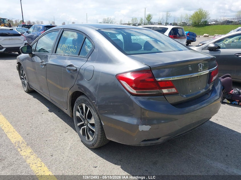 Vin: 2hgfb2f53dh045522, lot: 3026459, honda civic lx 20133