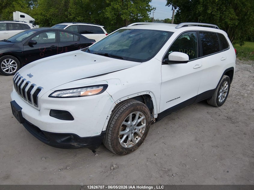 2016 Jeep Cherokee, Front, IAAI, VIN 1C4PJLCB8GW369884 — photo 2