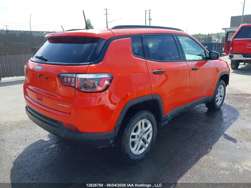 Vin: 3c4njdab8jt422838, lot: 3026539, jeep compass sport 20184